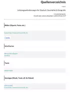 Vorschau - Arbeitsblätter - Leistungsanforderungen für Deutsch, Geschichte & Geografie - Seite 1