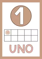 Vista previa - Tarjetas / Manipulativos - CARTELES NÚMEROS DECORATIVOS AULA - página 1