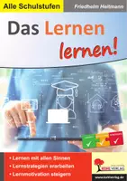 Vorschau - Arbeitsblätter - Das Lernen lernen – Lernstrategien entwickeln, Lernmotivation steigern | Pädagogik Klasse 1-13 Grundschule SEK | Lerntechniken, Lerntypen, Mindmaps, Konzentration, Gedächtnis | differenzierte Arbeitsblätter Kopiervorlagen mit Lösungedn - Deckblatt