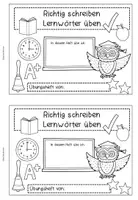 Vorschau - Arbeitsblätter - Ergänzungsset Richtig schreiben - Lernwörter üben - Seite 2