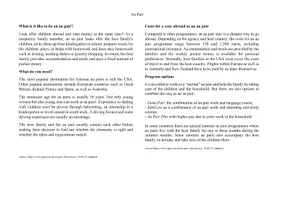 Vorschau - Arbeitsblätter - Gap Year Programs (Gruppenpuzzle) - Seite 1
