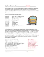 Vorschau - Text - El primer día de escuela Lectura / Erster Schultag (Spanisch/ Text) - Seite 1