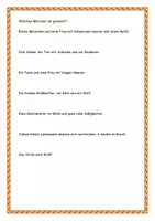 Vorschau - Arbeitsblätter - Rätsel Märchen mit Lösung - Seite 2