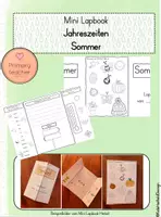 Vorschau - Arbeitsblätter - BUNDLE: Mini Lapbook - Jahreszeiten Frühling, Sommer, Herbst und Winter - Seite 1