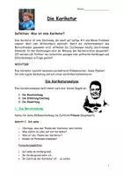 Vorschau - Merkblätter - Die Karikaturanalyse - Deckblatt