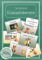Vorschau - Poster - Fuchsklasse - Klassendienste - Deckblatt