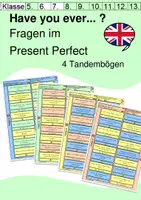 Vorschau - Spiele - Tandem Activity / Tandembögen - Have you ever...? - Fragen im Present Perfect - Deckblatt