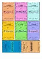 Vorschau - Bildkarten - Willkommensgruß 3. und 4. Klasse / Geschenk Textmarker - Seite 2