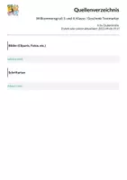Vorschau - Bildkarten - Willkommensgruß 3. und 4. Klasse / Geschenk Textmarker - Seite 1
