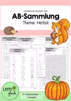 Vorschau - Arbeitsblätter - AB-Sammlung (Herbst) - Deckblatt