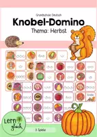 Vorschau - Spiele - Knobel-Domino zum Thema Herbst - Deckblatt