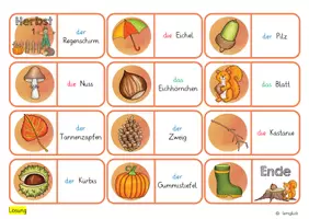 Vorschau - Spiele - Knobel-Domino zum Thema Herbst - Seite 2