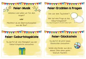 Vorschau - Präsentationen/Tafelbilder - Geburtstagshelfer: Moderationskarten - Seite 2