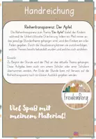 Vorschau - Unterrichtsreihen - Apfel Reihentransparenz - Seite 1