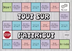 Aperçu - Jeux - Jeu "Tout sur l'attribut" - Grammaire - Page de couverture
