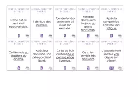 Aperçu - Jeux - Jeu "Tout sur l'attribut" - Grammaire - Page 2