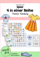 Vorschau - Spiele - Spiel: 4 in einer Reihe (Kleidung) - Deckblatt