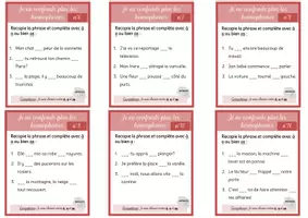 Aperçu - Jeux - Réussites homophones - Page 1