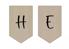 Vorschau - Bildkarten - Wimpelketten-Set im Kaktus-Stil (Kraftpapier) - Seite 3