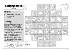 Vorschau - Spiele - Spiel: Kästchenkönig (Frühling) - Seite 1