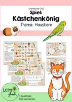 Vorschau - Spiele - Spiel: Kästchenkönig (Haustiere) - Deckblatt