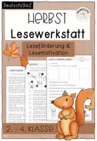 Vorschau - Arbeitsblätter - Materialpaket Leseförderung "Herbst" (1. Klasse - 4. Klasse) - Seite 1