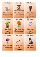 Vorschau - Spiele - Zirkus / Wortschatz: Ich habe... Wer hat...? (Lesespiel) - Deutsch - Kl. 2/3 - Seite 3