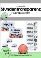 Vorschau - Fördermaterial/Inklusion - Stundentransparenzkarten für den DaZ-Unterricht - Deckblatt