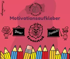 Vorschau - Mal- und Bastelvorlagen - Motivationsaufkleber für jeder 2./German Reward Sticker 2. - Deckblatt
