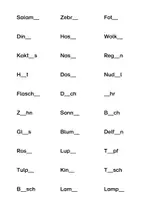 Vorschau - Arbeitsblätter - Vokale einsetzen - Silbenkönige - mit Differenzierung - Seite 2