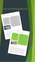 Vorschau - Arbeitsblätter - Forschertagebuch - Deckblatt