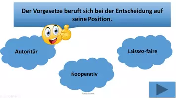Vorschau - Spiele - Aufgabe Führungsstile Personalwesen Spiel Zuordnung PowerPoint - Deckblatt