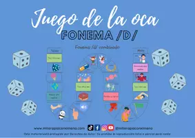 Vista previa - Juegos / Gamificación - Juego de mesa fonema d - Portada