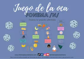 Vista previa - Juegos / Gamificación - Juego de mesa fonema n - Portada