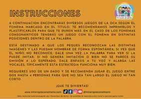 Vista previa - Juegos / Gamificación - Juego de mesa fonema G - página 2