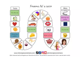 Vista previa - Juegos / Gamificación - Juego de mesa fonema k - página 3