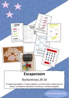 Vorschau - Arbeitsblätter - Escaperoom Rechentricks ZR 20 --> eine motivierende Variante zur Übung verschiedene Rechentricks! - Deckblatt