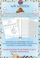 Vorschau - Arbeitsblätter - Wörterdetektive Arbeitsheft zum Grundwortschatz 3/4 - Deckblatt