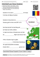 Vorschau - Arbeitsblätter - Lernposter + Arbeitsblatt "Rumänien" + Onlineübung & MP3 + Mindmap + Infografik - Seite 1