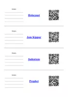 Vorschau - Anderer Materialtyp - QR-Codes-Liste "Judentum" - Seite 2