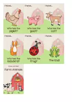 Vorschau - Stationenlernen - I have, who has: Farm Animals - Seite 3