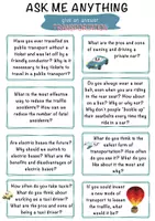 Vorschau - Arbeitsblätter - Speaking Activities Cards: Christmas/ Health/ Animals/ Food/ Transportation | BUNDLE - Seite 2