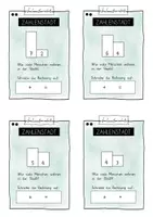 Vorschau - Stationenlernen - Rechenkartei Zahlenraum bis 10 - Freiarbeit - verliebte Zahlen - Steckwürfel - Sumblox - Seite 3