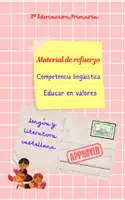 Vista previa - Tarjetas / Manipulativos - Educando en valores: competencia lingüística 3º Primaria - Portada