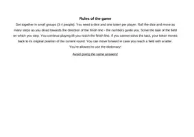 Vorschau - Spiele - Würfelspiel - Use of Language (Prüfungsvorbereitung) - Seite 2