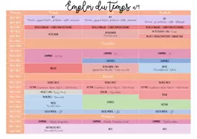 Aperçu - Affichage - Emploi du temps n°1 - 2022-2023 - Page de couverture