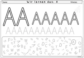 Vorschau - Arbeitsblätter - Arbeitsblätter zum ABC-Schreibkurs in Druckschrift (1. Klasse) - Seite 3