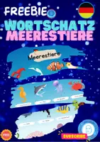 Vorschau - Poster - Freebie Meerestiere - Wortschatz (D) - Deckblatt