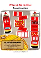 Aperçu - Apprentissages en autonomie - Les crayons des nombres - Jeu mathématique - Page de couverture