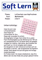 Vorschau - Arbeitsblätter - Kopfrechnen mit Lottoscheinen - Deckblatt